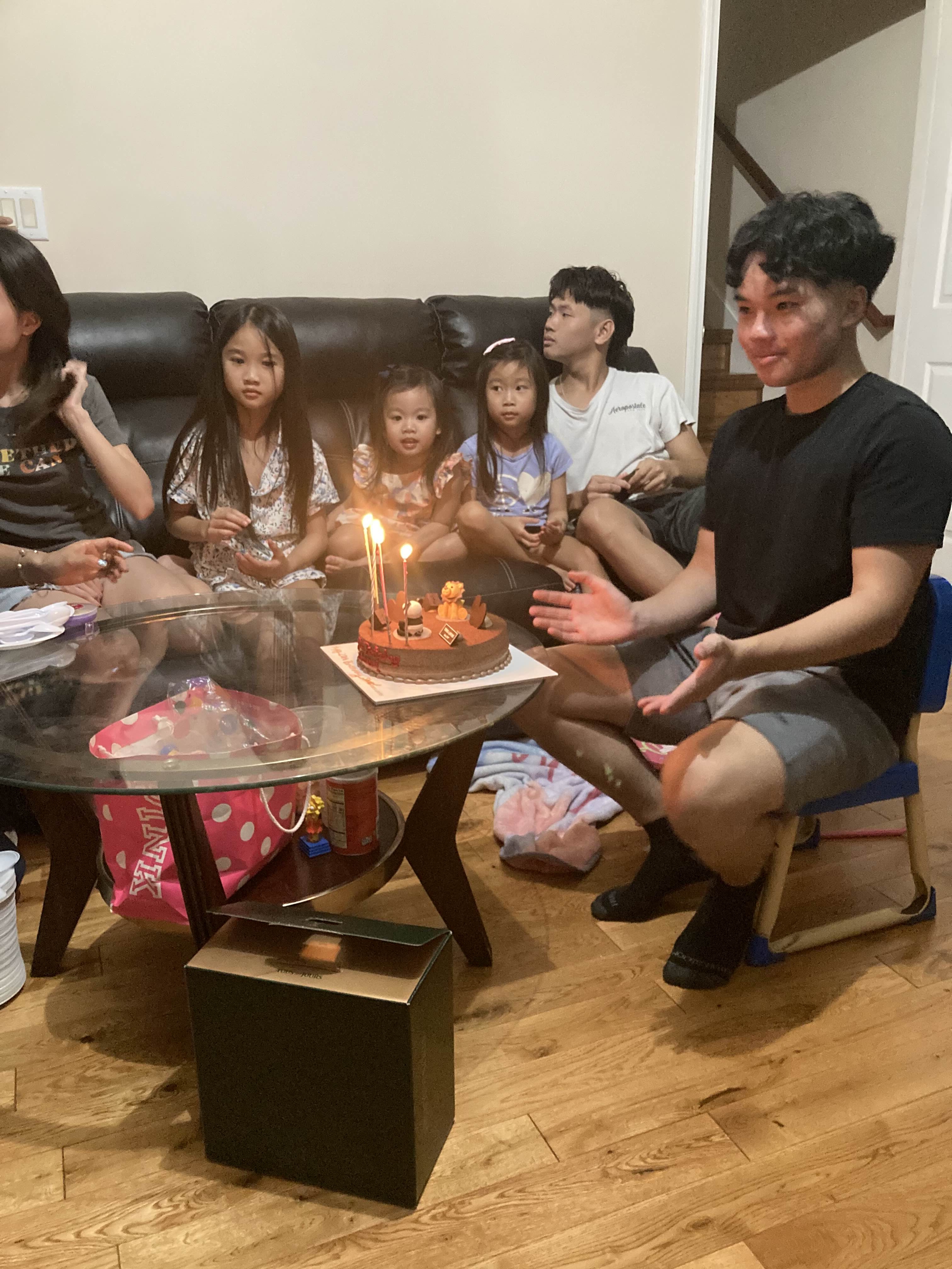 Mock gallery image: mountain ridge at dusk